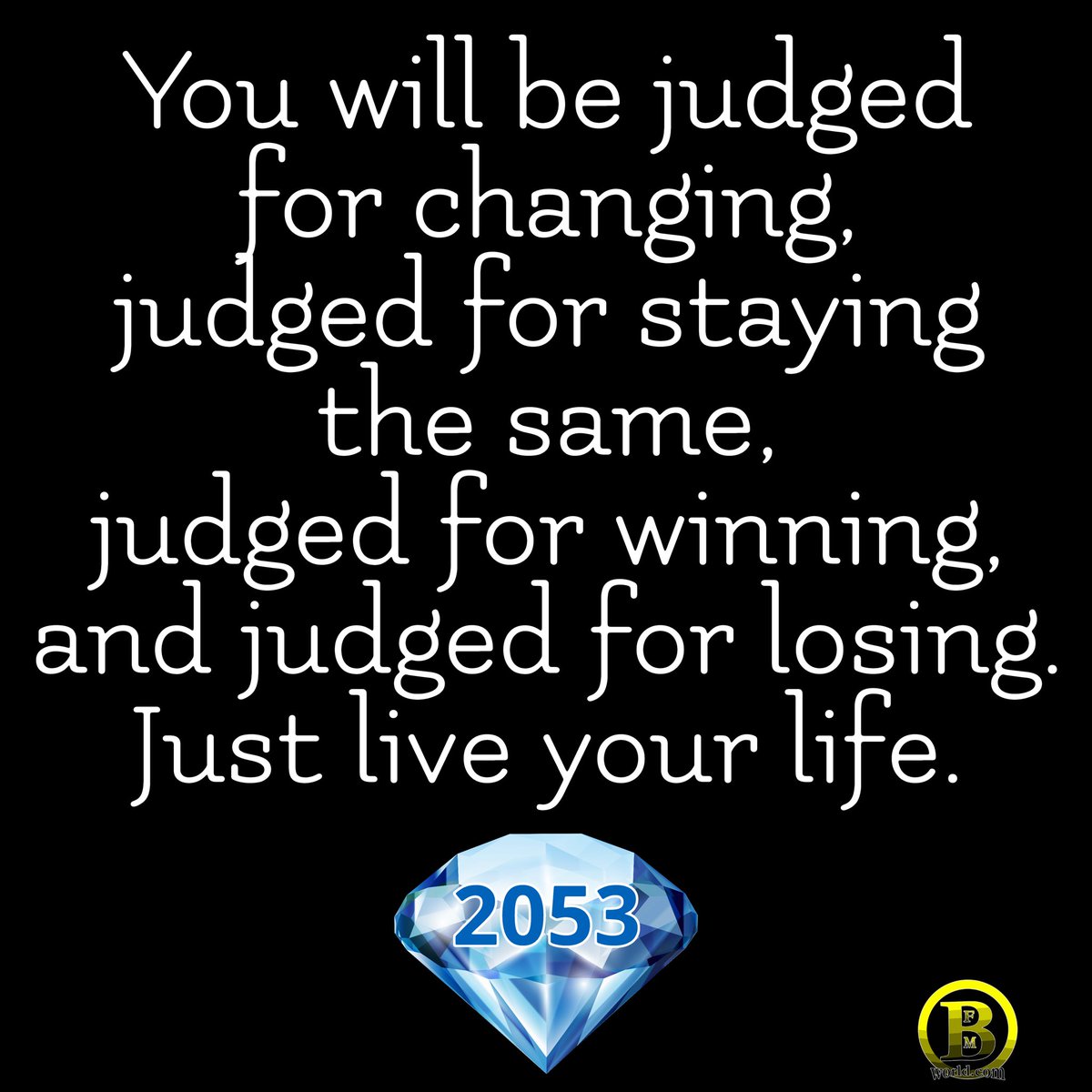 BrianFrasierM's tweet photo. #bfmworldthoughts💎 BFM Gems No. 2053 #liveyourlife #realtalk #bfmworld https://t.co/jj61TI6rEo