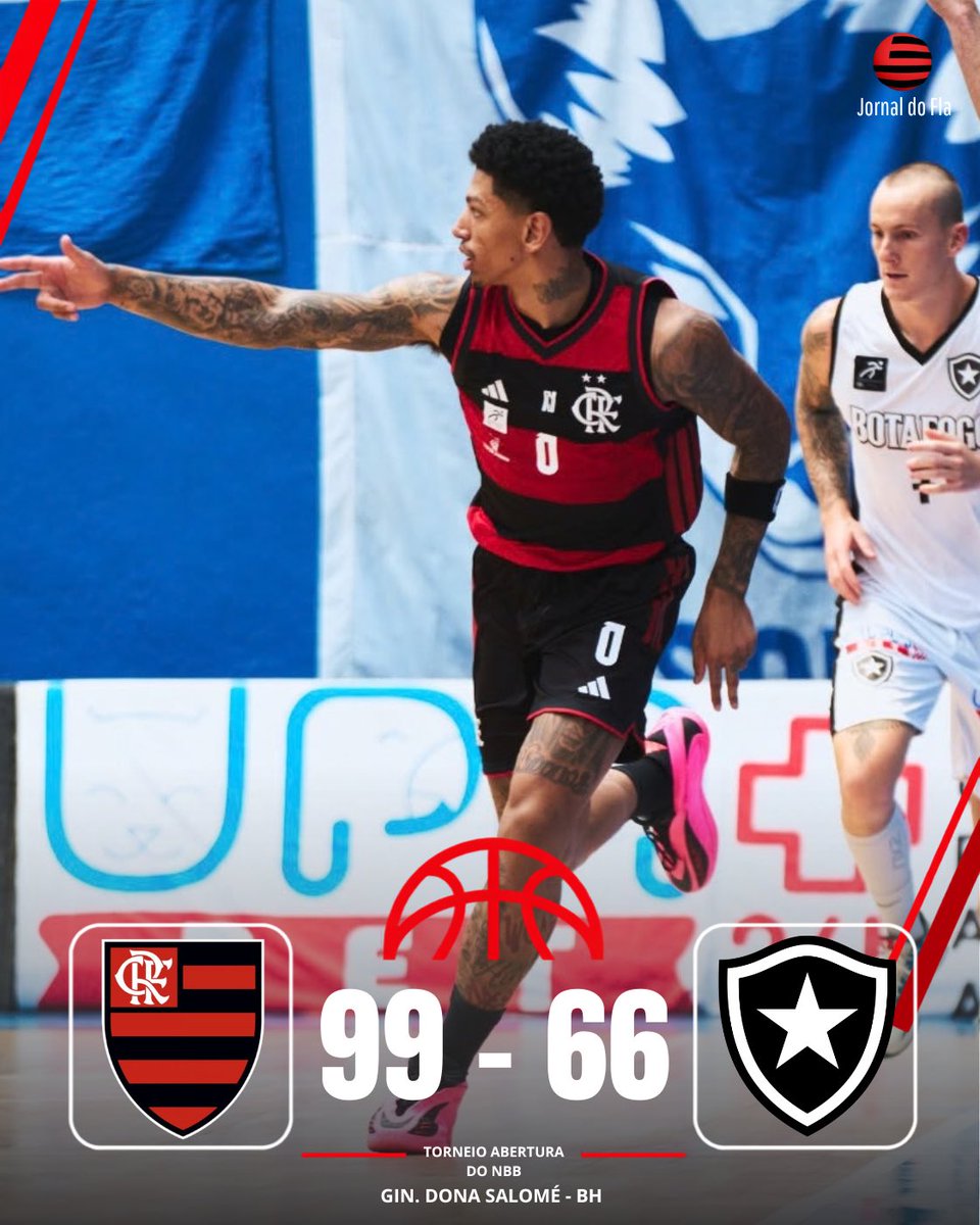 sitejornaldofla's tweet photo. VITÓRIA DO ORGULHO DA NAÇÃO 😍😍

O dono do Rio passou por cima do Botafogo sem dó nem piedade na estreia do Torneio de Abertura do NBB!!

Destaques:

Didi - 22pts, 3ass e 3rbs
Yago - 15pts e 7ass
Baralle - 11pts, 3 ass e 6rbs 
Montero - 10pts, 3ass e 10rbs

Próximo jogo amanhã, novamente às 11h30, contra o Tatui.