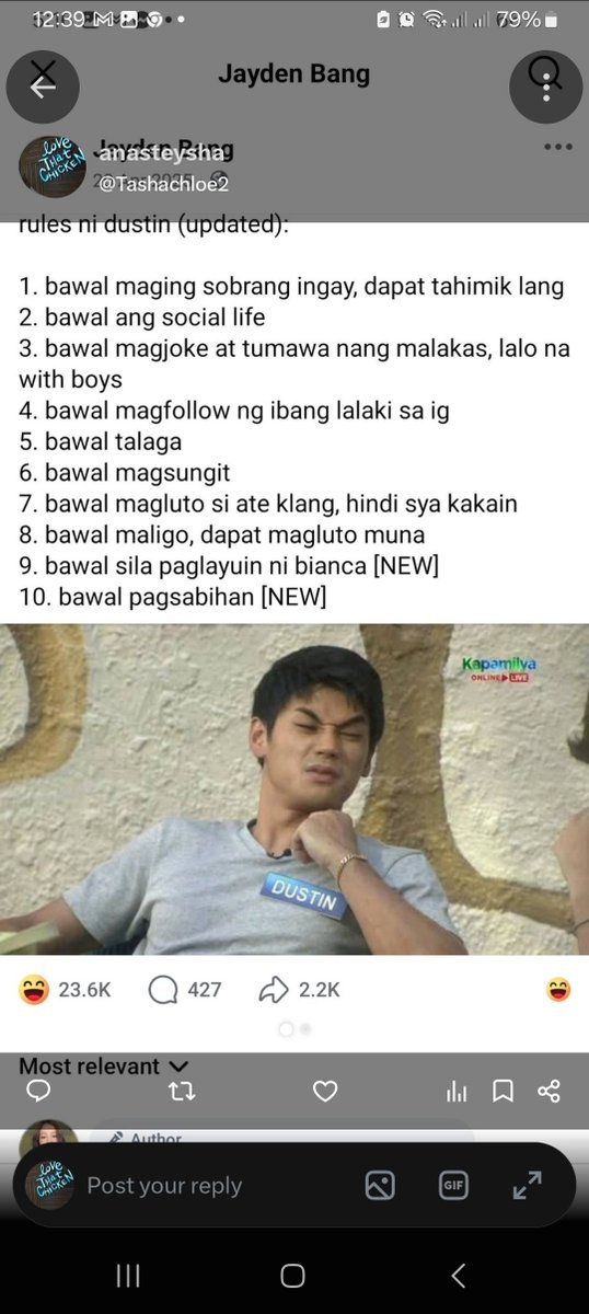 Tashachloe2's tweet photo. @exosuhobunny09 na para bang walang pgkakamali si SIGBIN kaya nga marami siya gusto maevict dahil sinungaling, manipulative at panget ugali 🤮🤮🤮🤮🤮🤮🤮🤮🤮 user ng mga shodeng https://t.co/seFP1wdb8q