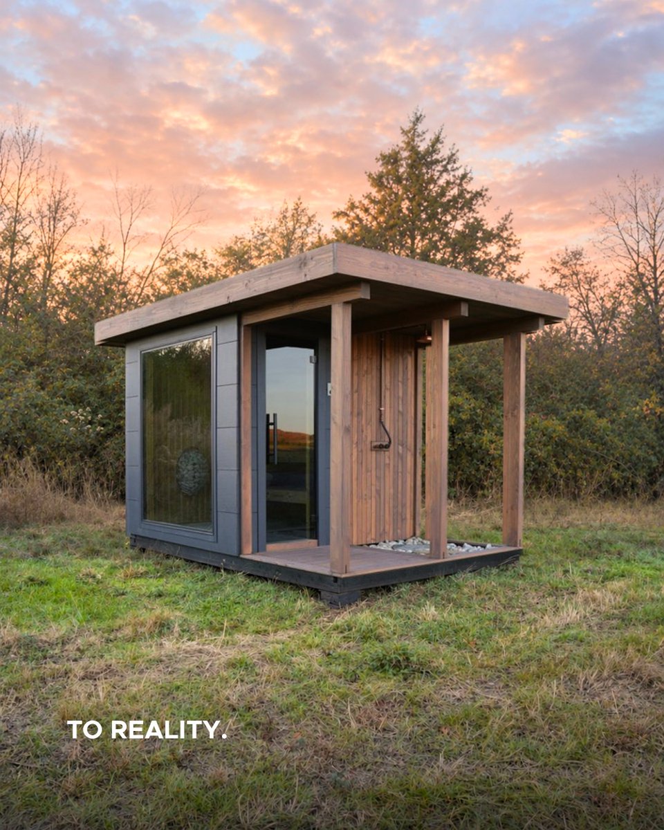 windriverbuilt's tweet photo. Sketch to reality.
Wellness is becoming an increasingly important part of the hospitality experience, with hotels and resorts incorporating dedicated wellness spaces and amenities.

The Wind River Sauna brings a dedicated wellness amenity into a compact, thoughtfully designed footprint—complete with a sauna room, covered entry deck, and private outdoor shower.

#windriverbuilt #hospitalitydesign #modularconstruction