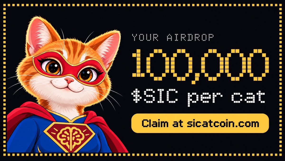 sicatcoin's tweet photo. Instant Airdrop Submission for $SIC

Claim - https://t.co/UR9AdNwzsS

Follow 🔔 + RT and Drop $SOL wallets

First 2000 will be considered 🫡 https://t.co/N5GIZASObZ