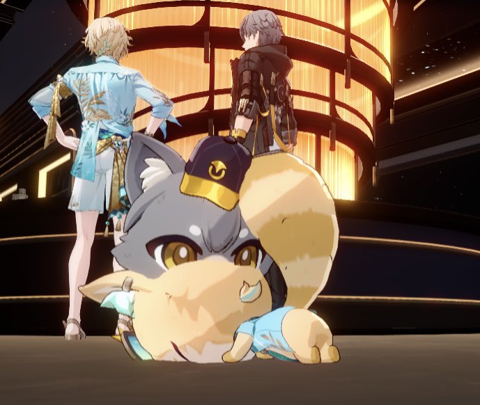 mitsu7art's tweet photo. Avencae 🦚💫🐱
Look how the tanukis scent each other while Avencae is flirting in the background too 😌💖 https://t.co/WeGGcBONy1