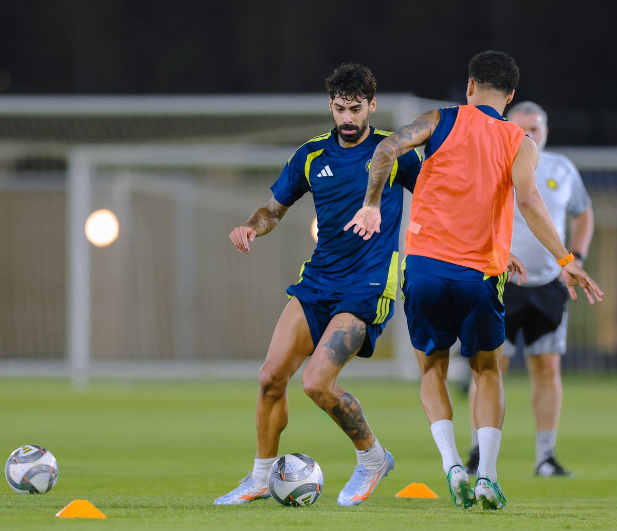 AlNassrFC_EN's tweet photo. Staying sharp while the calendar waits ⏸️⚽️ https://t.co/dUQwcUDOyz