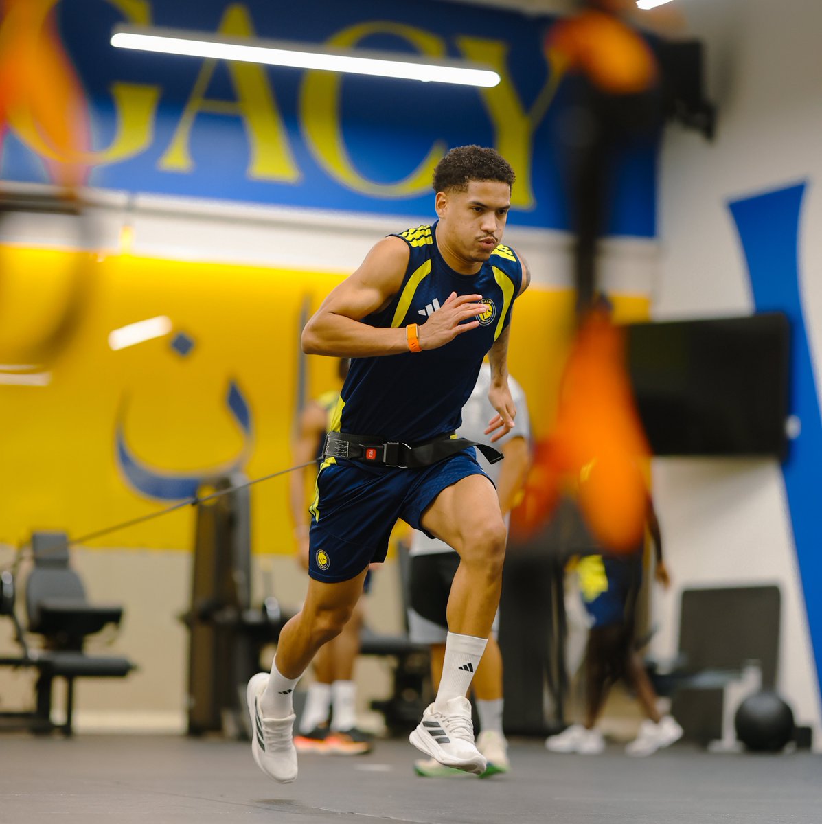 AlNassrFC_EN's tweet photo. Staying sharp while the calendar waits ⏸️⚽️ https://t.co/dUQwcUDOyz