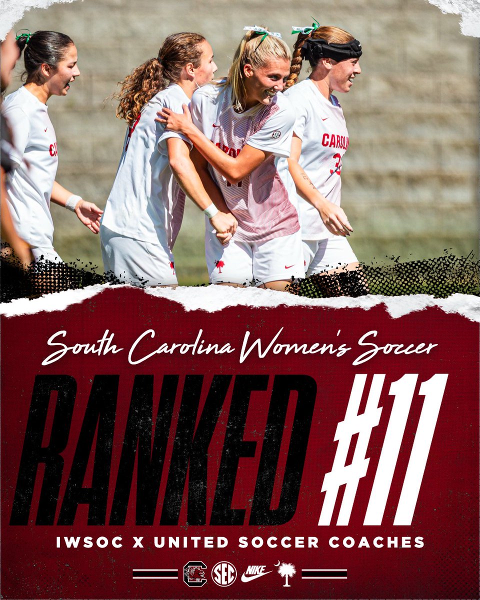 GamecockWSoccer's tweet photo. Holding steady at #11 in the nation 😤 https://t.co/wecPu2tsIH