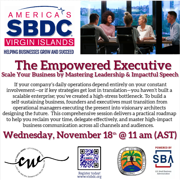 visbdc's tweet photo. Stop putting out daily fires and start building a business that scales. 🔥Join The Empowered Executive: Scale Your Business by Mastering Leadership and Impactful Speech! 📷 https://t.co/dCHCMtnttG #Leadership #BusinessGrowth #ExecutivePresence #ScaleUp https://t.co/mLOs0m0RN4