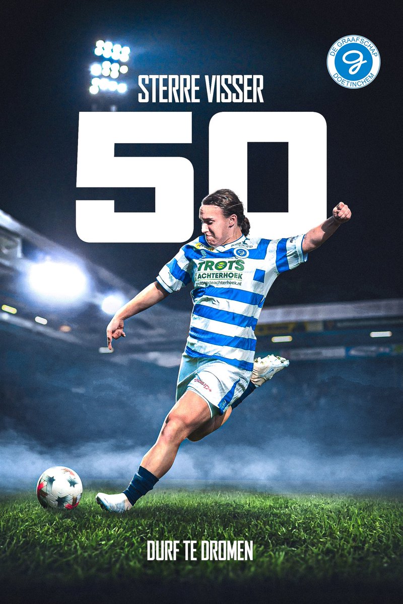 graaficss's tweet photo. De eerste echte jubilarissen van @DGvrouwen
5️⃣0️⃣ wedstrijden voor Anne, Sam en Sterre! Gefeliciteerd dames. 🙌
Leuk om hier een paar designs voor te maken. 🎨
#DeGraafschap #samenDRAN 🔵⚪️ https://t.co/I3Twv4sBZM