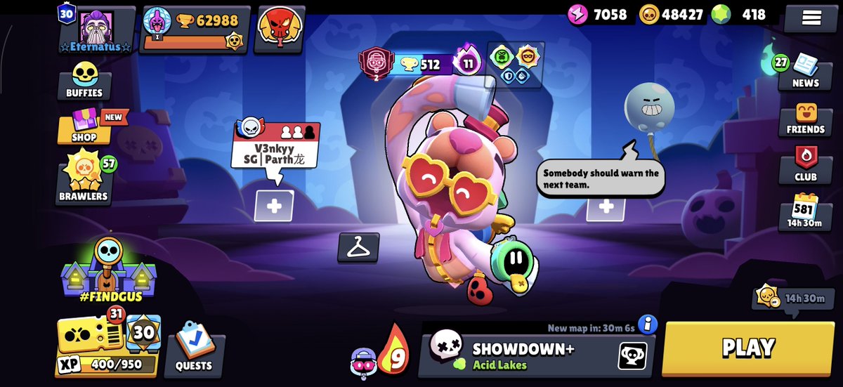 ElectrolyteBro9's tweet photo. 2500 🏆 Shade. Locked in for prestige 3
#BrawlStars https://t.co/XyonyvM14I