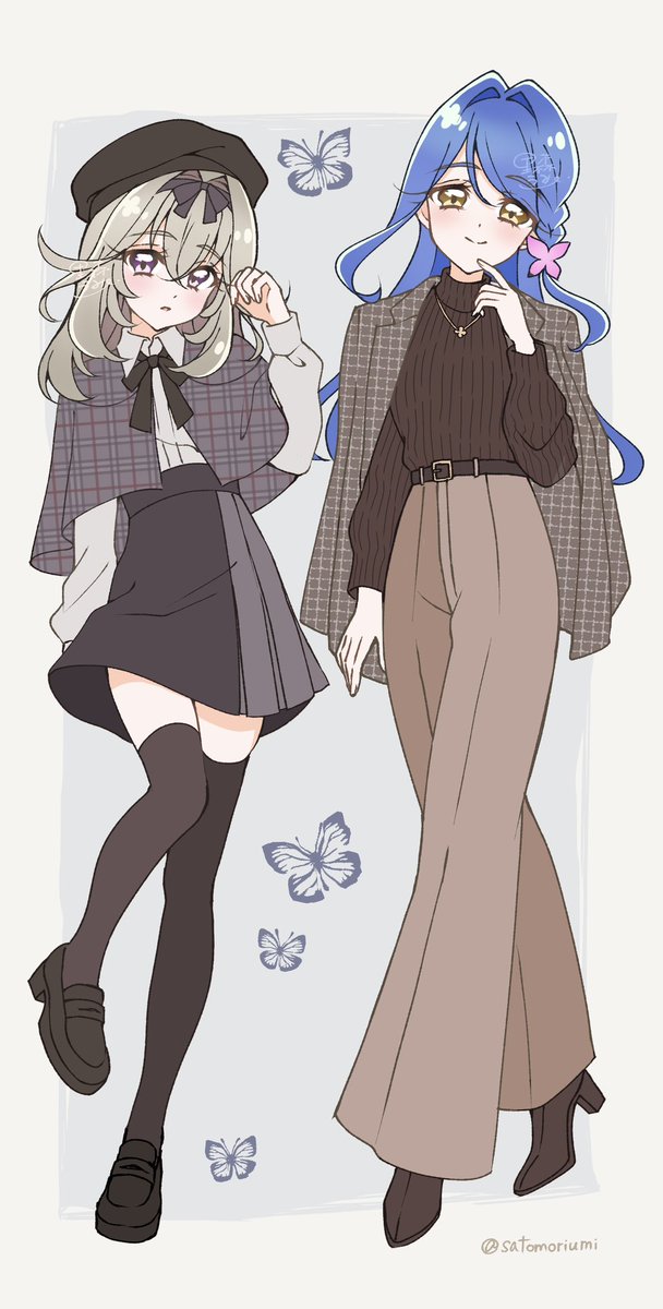 satomoriumi's tweet photo. 秋服🦋🍨 https://t.co/Xcq1vdYSEG