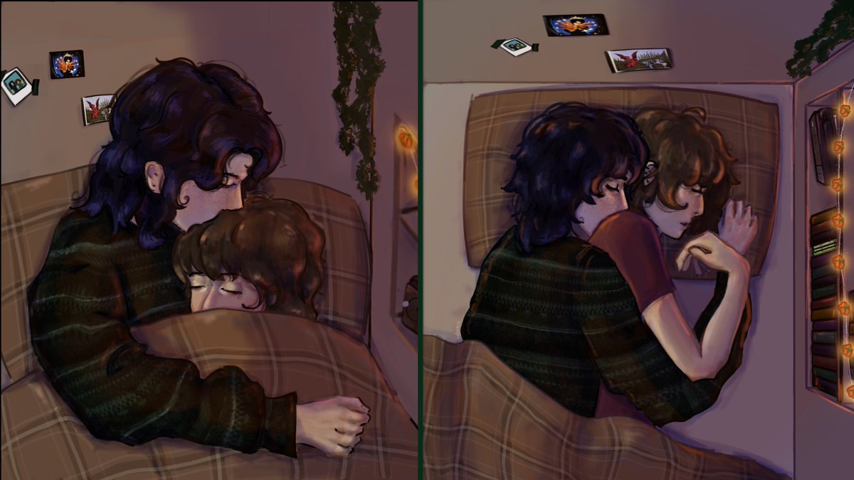 bylernce's tweet photo. #lesbyler cuddles :) 
-
#byler #fanart #strangerthings https://t.co/q0MbViRlOw
