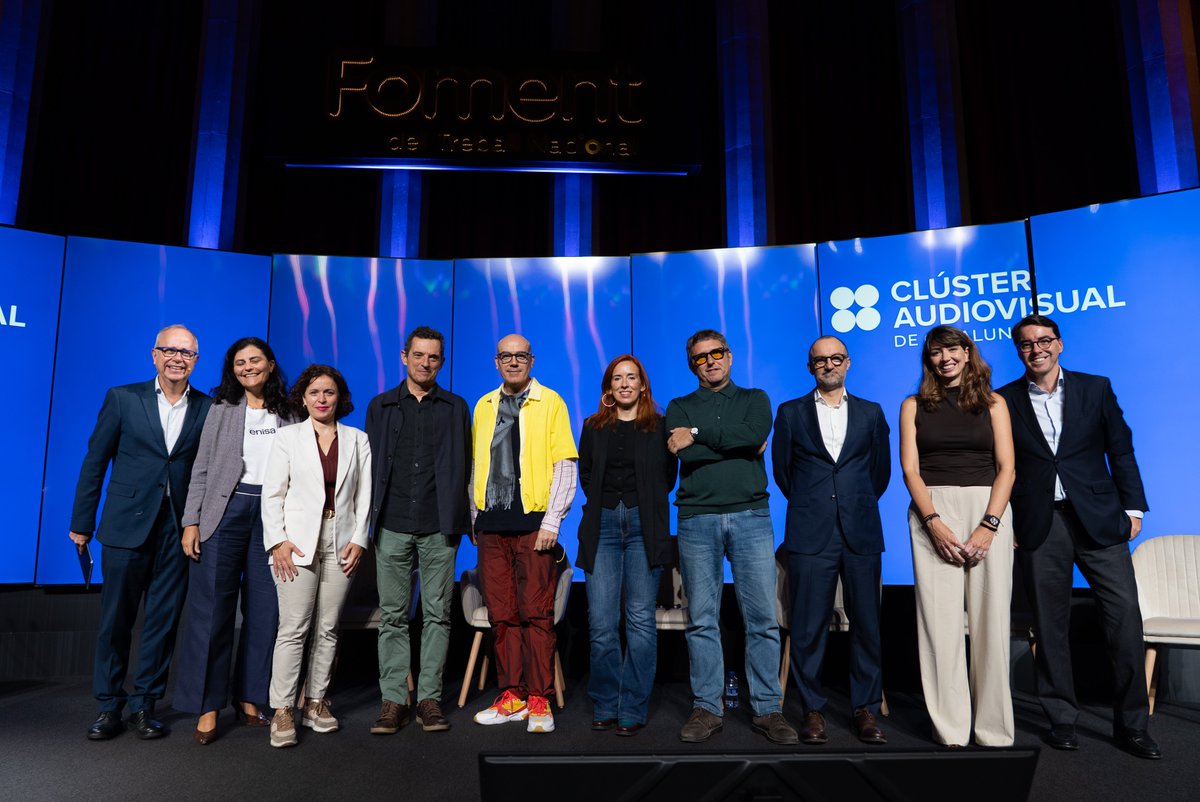 ClusterAVCat's tweet photo. 📢 Avui ha tingut lloc el 3r #FinancialDay de l'Audiovisual que organitza el Clúster Audiovisual de Catalunya. 

Una gran trobada destinada a donar a conèixer les principals fonts de finançament per a tota la cadena de valor del sector audiovisual. 💰 https://t.co/w7uj5EIO70