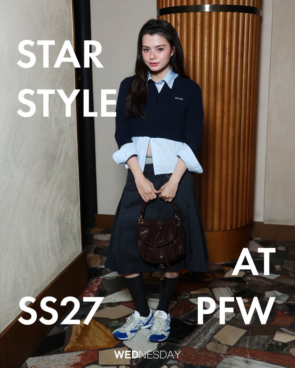engagementbecky's tweet photo. 📸 | Wednesday Magazine TH
https://t.co/6fYGia4HCY
#Spotted ~ Um resumo dos momentos da Semana de Moda de Paris. A Wednesday compilou os looks das celebridades que compareceram aos desfiles da coleção Primavera/Verão 2027 em Paris, França. Embaixadores de marcas e convidados VIP chegaram com looks completos, exibindo a identidade única de cada marca em seu próprio estilo distinto.
#MiuMiuSS27xBecky
#beckysangels #BeckyArmstrong
#MiuMiuPFWxBecky #MiuMiuSS27
#MiuMiu #ParisFashionWeek
@MIUMIUofficial