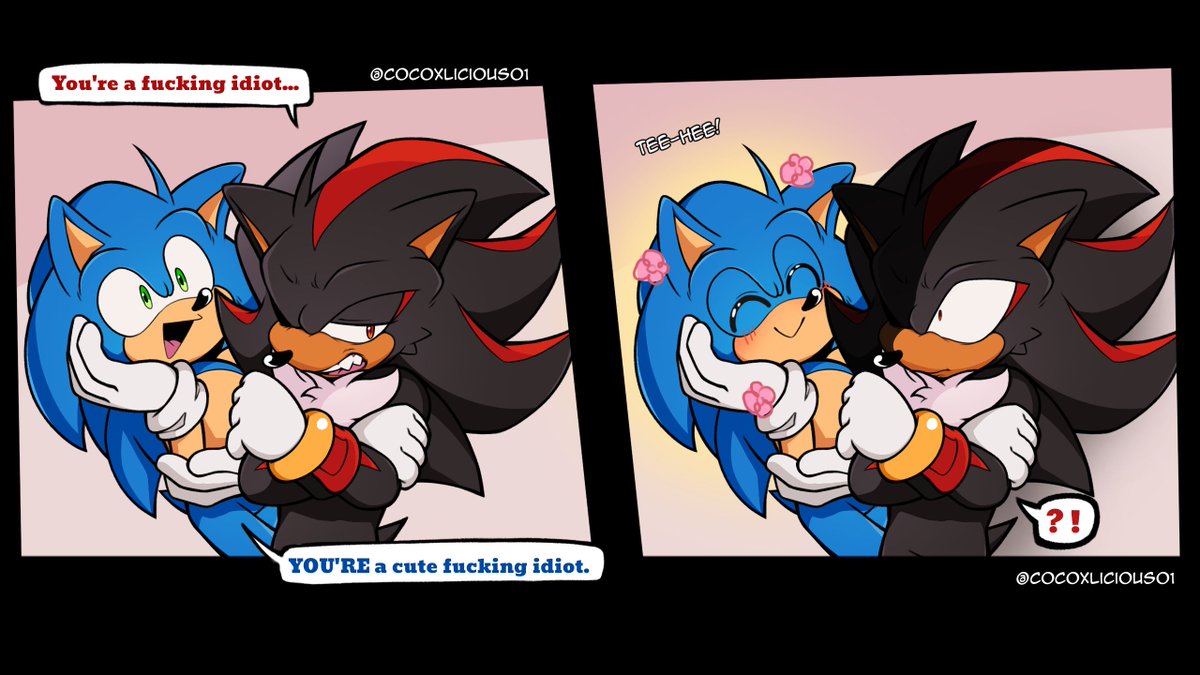 cocoxlicious01's tweet photo. Shadow is a competitive lover... 👀🖤💙
#sonadow #shadonic https://t.co/AclqG4D3Vm