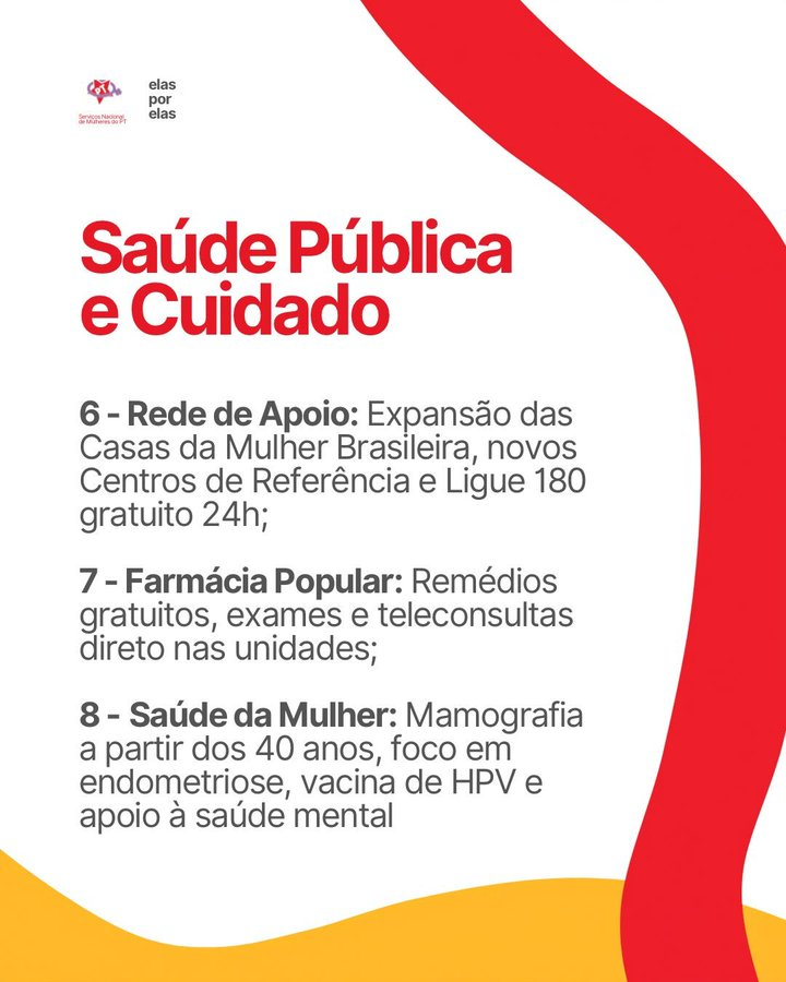itsjeonjm's tweet photo. 🚨 13 MEDIDAS do governo LULA que MUDAM a vida de MENINAS e MULHERES.

RT para chegar em mais pessoas.

SEGUNDO TURNO É LULA ⭐️

#ARMYScomLula
#FandomsComLula
#ViraVoto 
ARMYS COM LULA