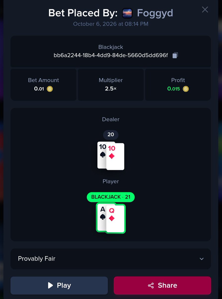 FoggyyyD's tweet photo. @JacksClubCasino Username: FoggyD

https://t.co/Fity6bShVP https://t.co/Jmk0jkWBcu