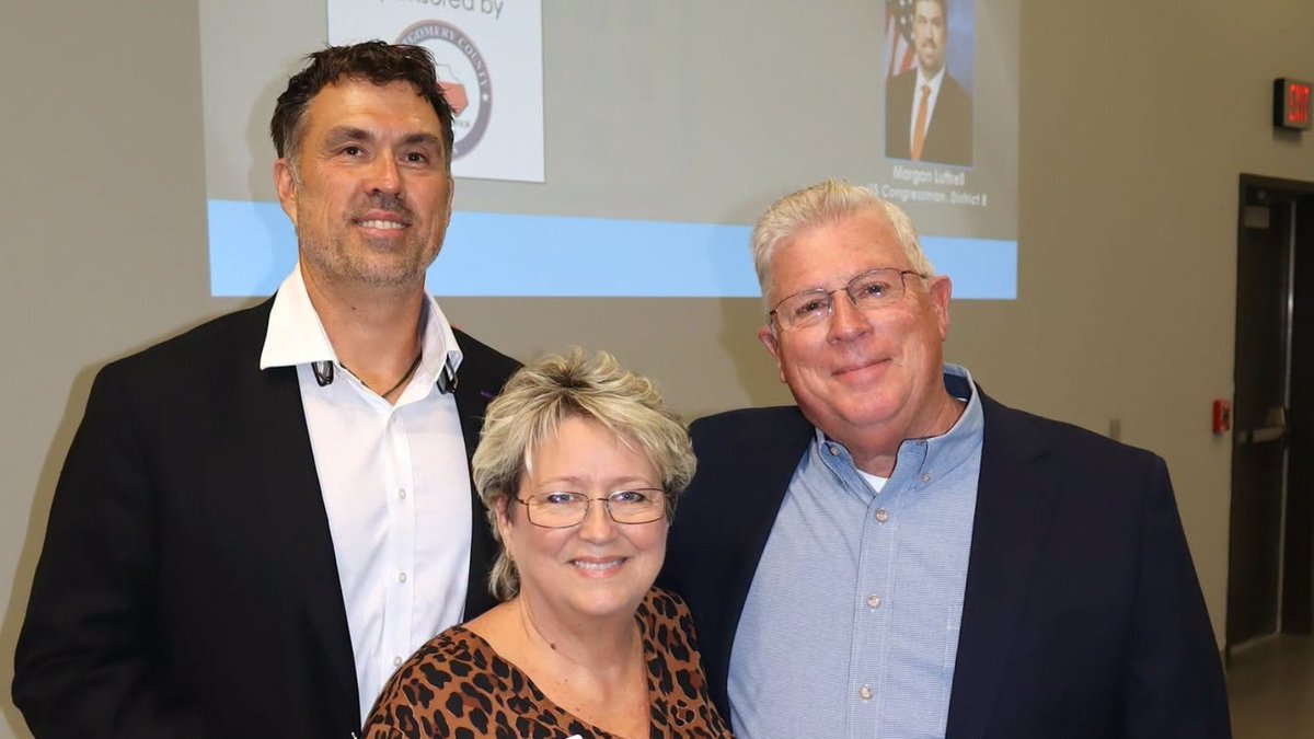 RepLuttrell's tweet photo. Nothing beats being back with the Conroe Chamber.

Always a pleasure to spend time with the business owners and community leaders who make Montgomery County such a great place to live and work. https://t.co/YCTOBn3B2r