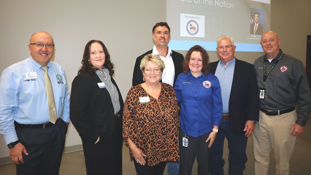 RepLuttrell's tweet photo. Nothing beats being back with the Conroe Chamber.

Always a pleasure to spend time with the business owners and community leaders who make Montgomery County such a great place to live and work. https://t.co/YCTOBn3B2r