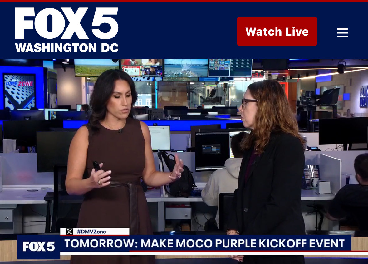 MCSAONEWS's tweet photo. Tonight is the night!
We are kicking off #MakeMoCoPurple for Domestic Violence Awareness Month and shining the spotlight on critical resources available to our residents including the Family Justice Center:
https://t.co/c0mJFqSMG2
News Link:
https://t.co/EuaUZOYnXN https://t.co/mJTh8B0lE4