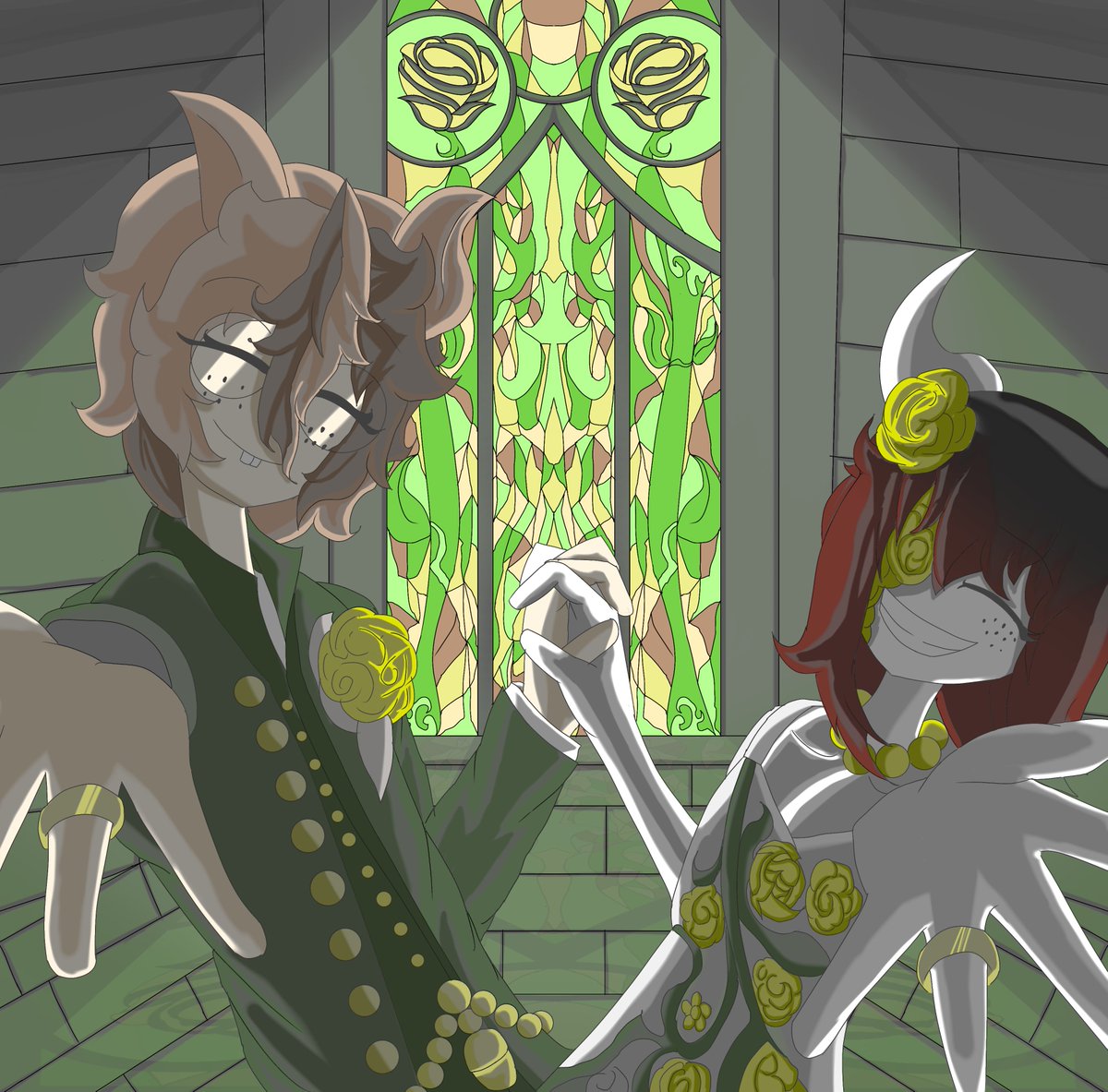 themaskbutler's tweet photo. A nice drawing for my gf and I

#art #digitalart #ibispaint https://t.co/KYYLH2gWya