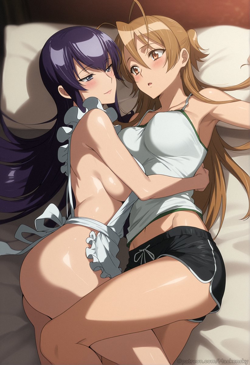 mackenskySFW's tweet photo. Saeko x Rei ~ 💭 https://t.co/zqDPX6CiVF