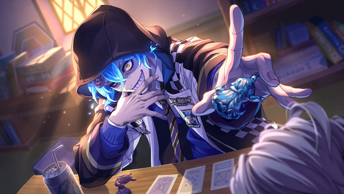 julimdim's tweet photo. also dude I know people making constant jokes about Idia being unattractive, and I know he's canonically meant to be weird-looking at the very least, but I genuinely think he's one of the most attractive characters in the game he looks so good https://t.co/VGdei9BJoA