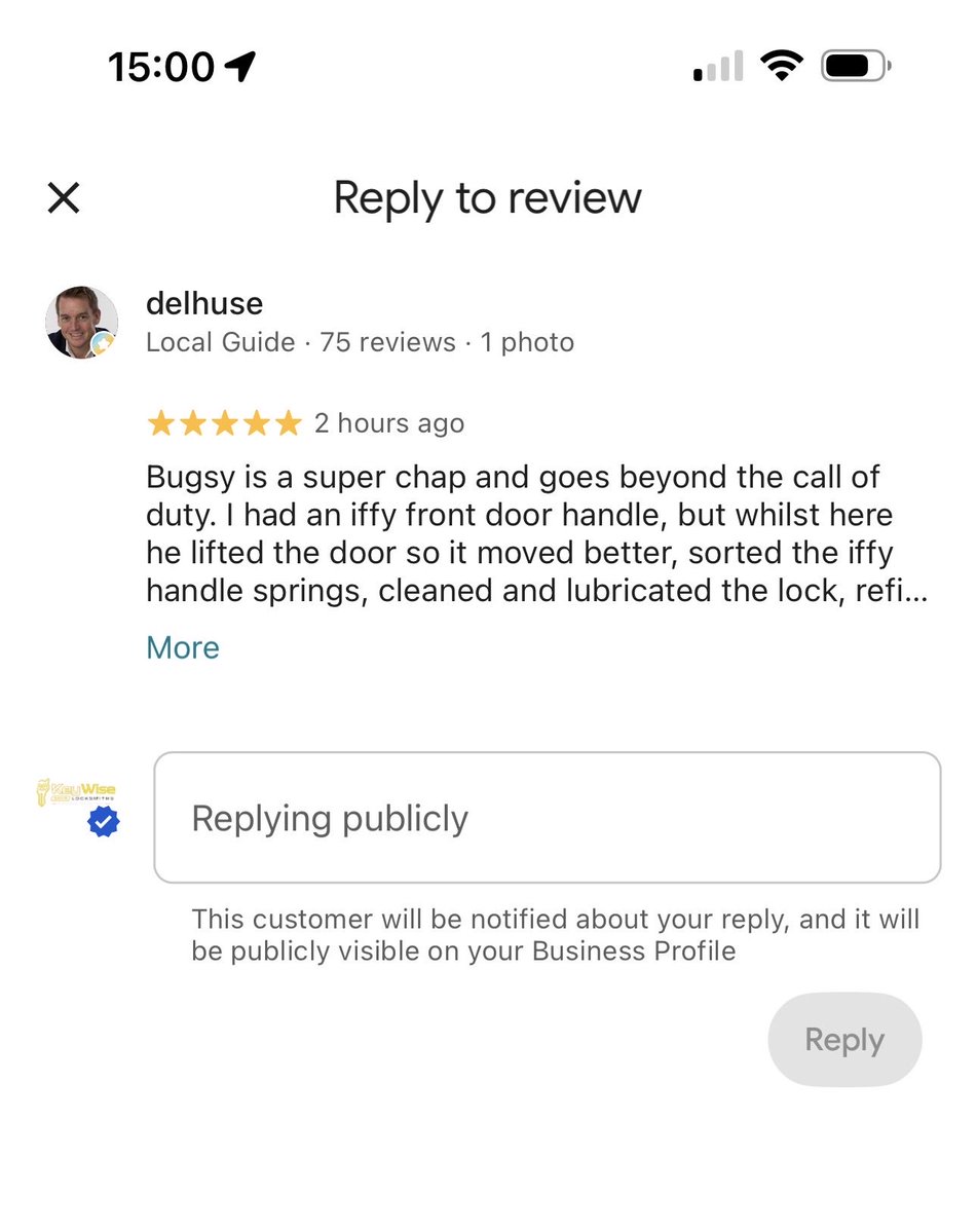 KeyWiseLocks's tweet photo. Another five star review from a happy homeowner I really worked hard on this door where previous persons failed. He was so chuffed he left me a great review.
#locksmith #upvcdoor #composite #Adjustments https://t.co/Px4gKxCsgU https://t.co/fSKDDZFHUl