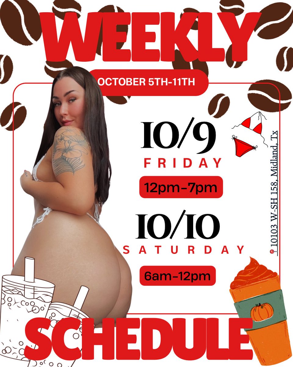 baristabrookee's tweet photo. Schedule for this week‼️
Don’t miss me☁️☕️ https://t.co/QQFgATtmHR