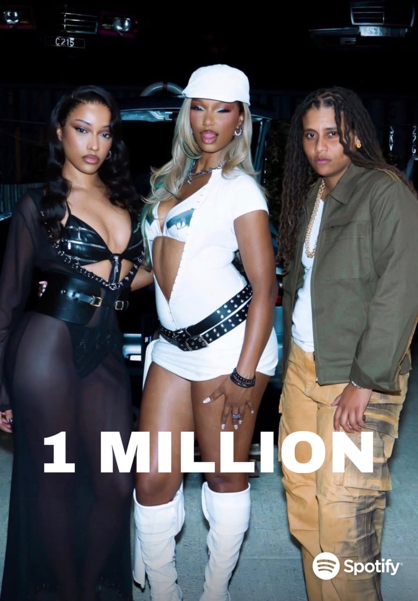 Shaycharts's tweet photo. 🚨"Cuenta" de Ronisia, Shay &amp; Meryl surpasse les 1 millions de streams sur Spotify. En seulement 4 JOURS. https://t.co/a1dMEuTSJt