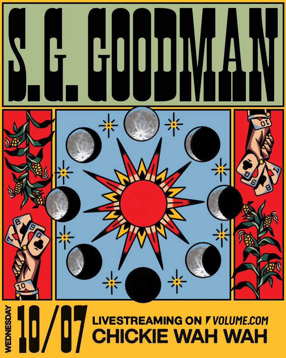 GetOnVolume's tweet photo. Can’t make it to New Orleans? Catch S.G. Goodman live from @ChickieWahWah tomorrow, October 7 on https://t.co/cIpxZca4fF.

Turn it up and join us. 🎟️ https://t.co/i1sLCjveo8 https://t.co/tPLbMvv9sd