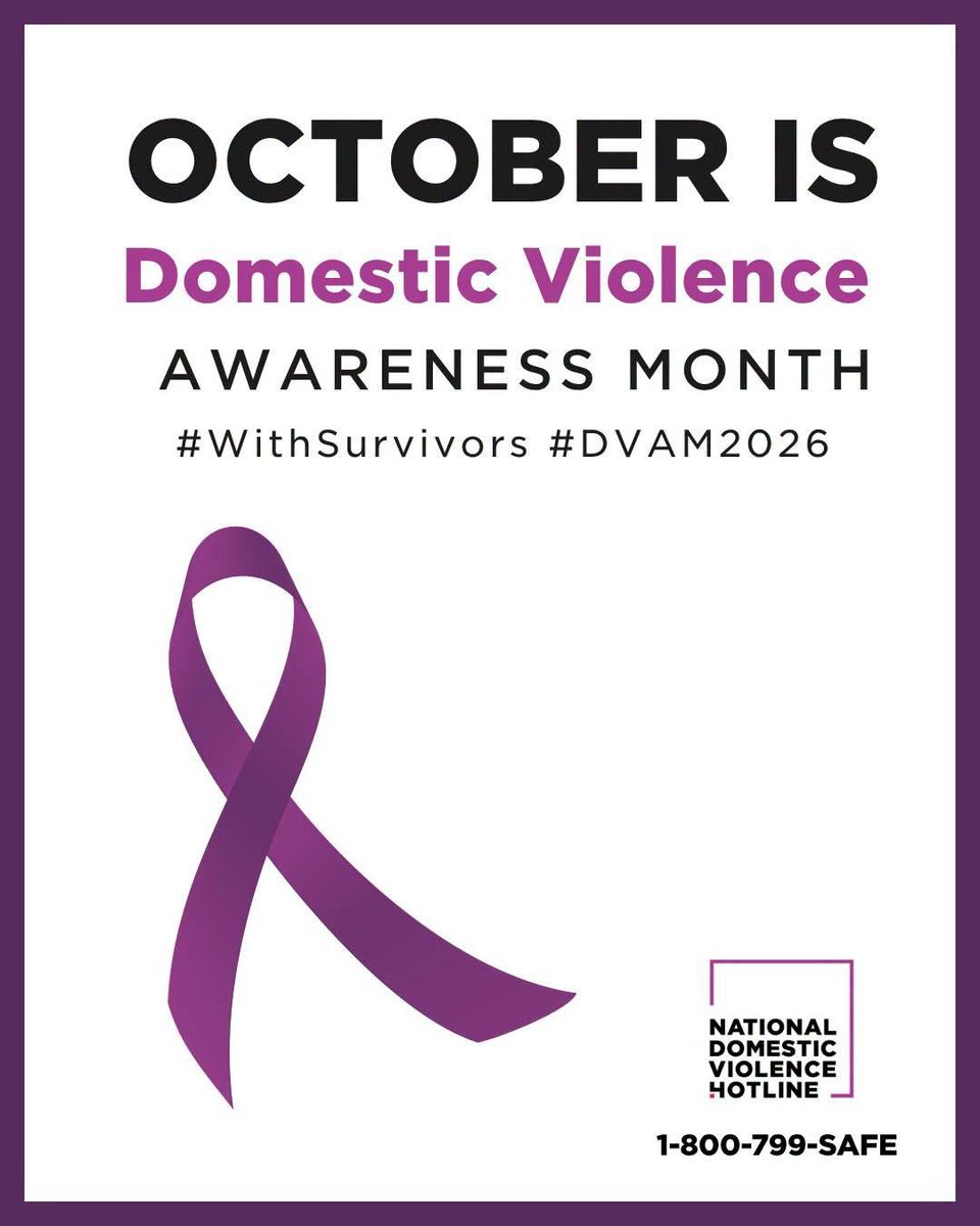 HealthHoco's tweet photo. October is #DomesticViolenceAwarenessMonth! DVAM is a chance for us all to unite in the work to #endDV. We invite advocates, loved ones, supporters, and political leaders to join together in #solidarity to listen to and uplift #DVsurvivors directly.
https://t.co/lPIIMzaA5n https://t.co/aqLstmakmb