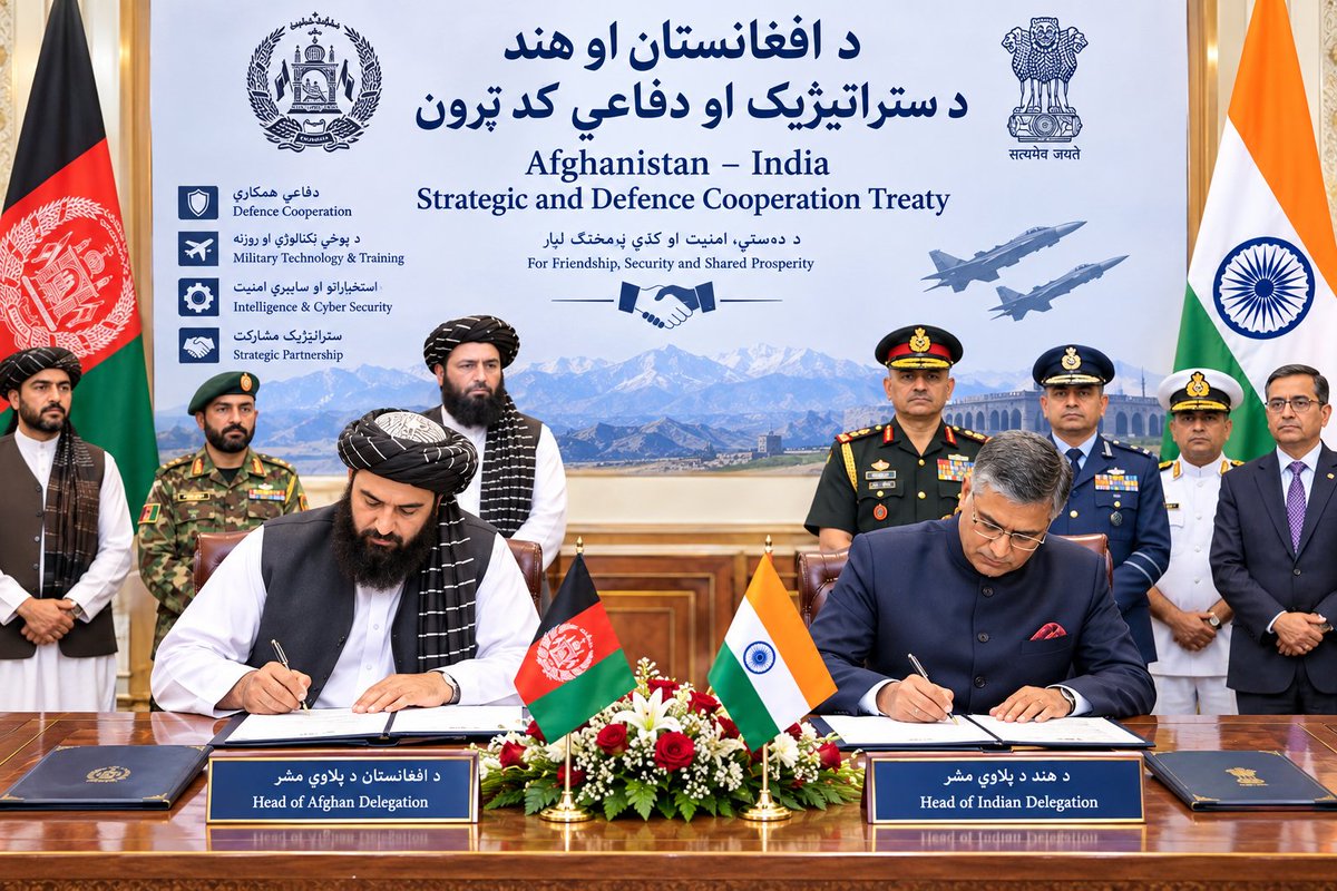 DpZaland___789's tweet photo. I wish 🇦🇫Afghan&amp;🇮🇳Indian leaders would wake up to the changing regional&amp;global landscape and sign a strategic mutual defense&amp;security pact for shared interests—perhaps called the “Taj Mahal Pact.”It could be a major step toward stronger ties&amp;greater security for both nations. https://t.co/cSRxhPsEMd