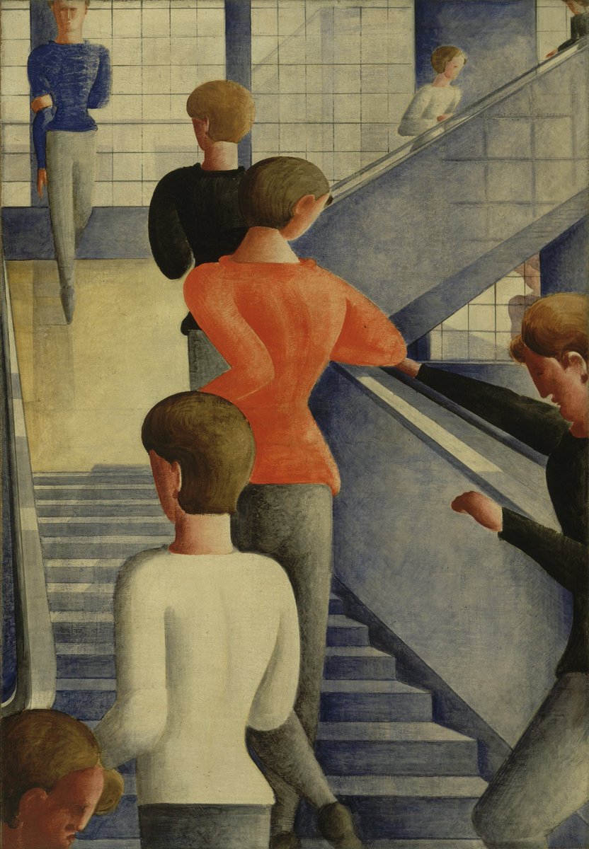 BauhausMovement's tweet photo. Oskar Schlemmer • Bauhaus Stairway • 1932 https://t.co/lefbhhtcLj