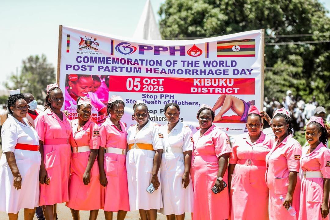 CKainerugaba's tweet photo. Kibuku marked #WorldPPHDay, closing PPH Awareness Month and launching the Obstetric Haemorrhage Implementation Framework 2026/27–2030/31. 
A new Newborn Unit at Kibuku HC IV-built by @MinofHealthUG and equipped by Bulamu Healthcare-was commissioned to strengthen maternal and newborn care. 
Gratitude to @MinofHealthUG , @UNFPAUganda, @AmrefHealthAfr, Kibuku District Local Government, health workers and all partners driving safer motherhood. 

#EndPPH #MaternalHealth #Uganda