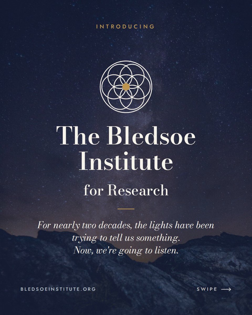 chrisbledsoeufo's tweet photo. For nearly two decades, my family and I have watched lights that seemed to be trying to tell us something.

Today, the research begins.

I'm proud to introduce the Bledsoe Institute for Research.

Become a founding angel. Donations are tax-deductible: https://t.co/UA4kRHQP9P https://t.co/J3uQCWzZ7W