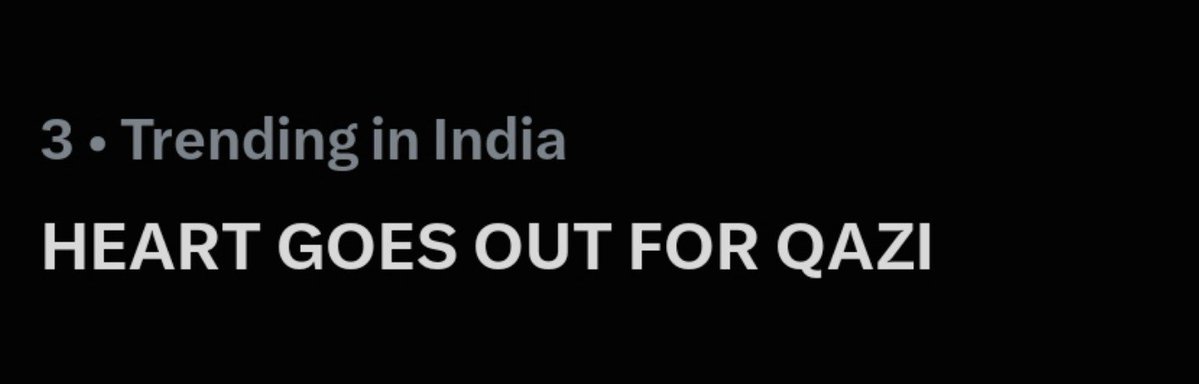 RealityVerseIN's tweet photo. Exclusive 

HEART GOES OUT FOR QAZI is Trending in India...

RT if you are participating... https://t.co/BsrF5Z0so7