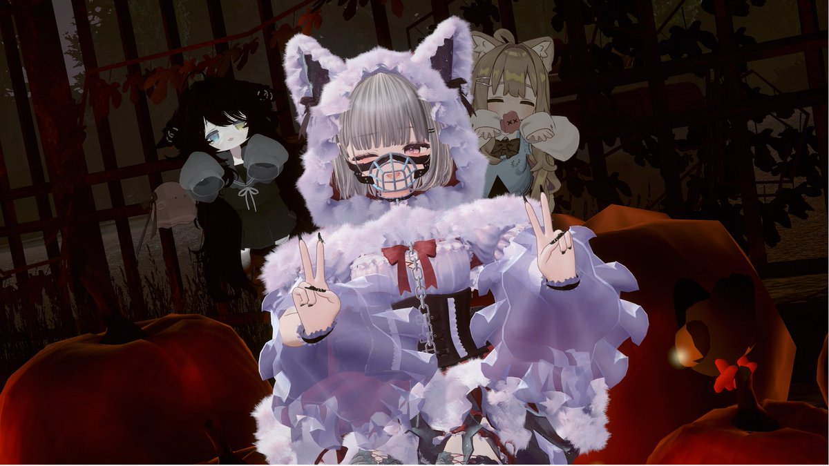 Uzuki_Utatane's tweet photo. 今更ですが！ハロウィン同期会の写真もあげておきます！
みなさんすごく凝った改変をされていて見てるだけでも楽しかったです！私自身はワンコイン改変でしたが…… https://t.co/6rGrWaAkBp