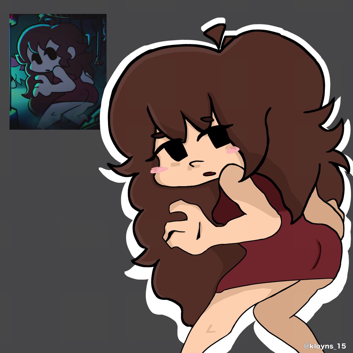 kloyns_15's tweet photo. omg gf 👀 #fnf #Fnfgf #artfnf #fanart https://t.co/ZicktNp3jU
