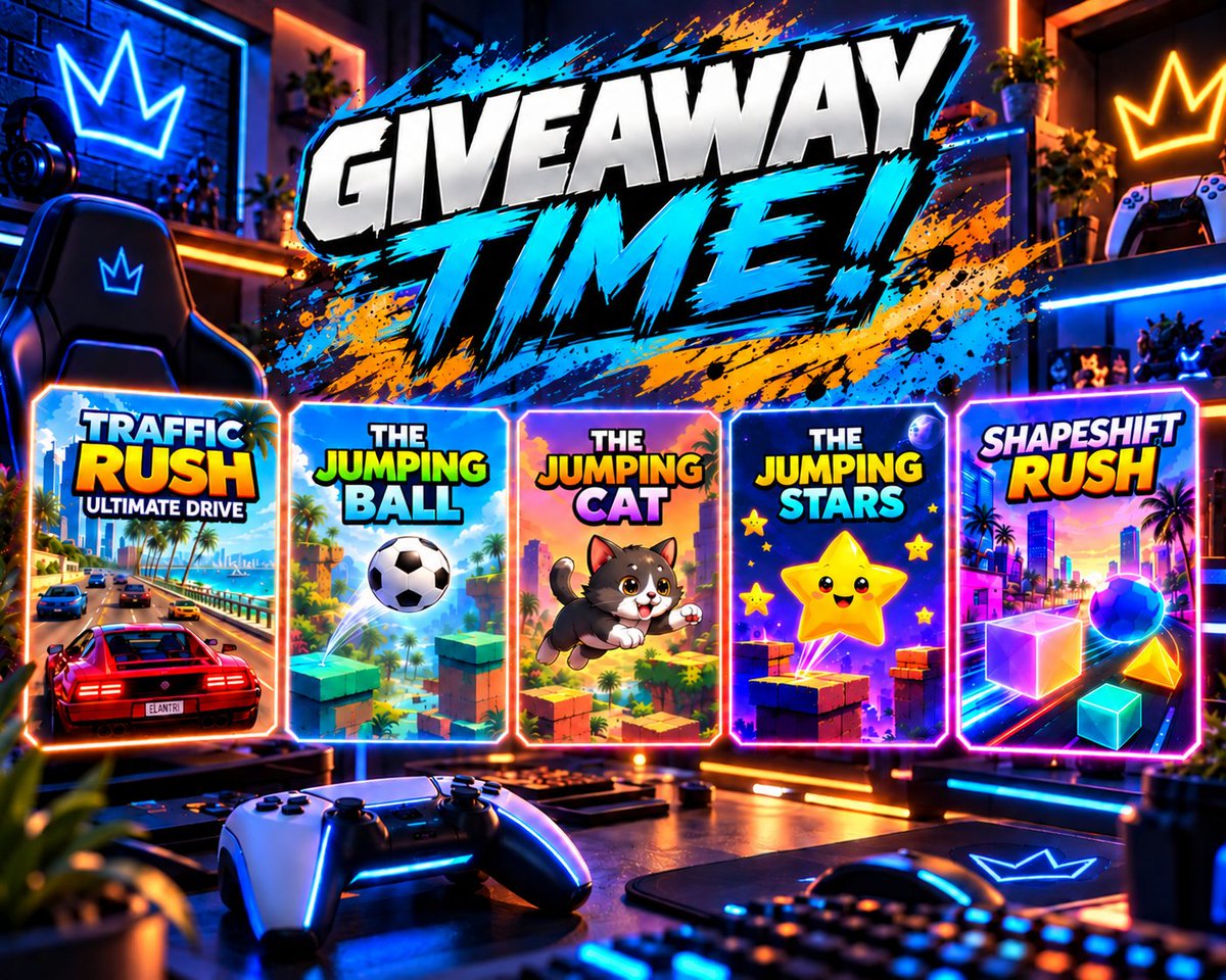 SilentGhost86's tweet photo. 📣 #Giveaway

Each winner can choose TWO games from the bundle. There are THREE winners in total. Region: EU/NA.

To win: 🔽

Repost🔄 - Like 💙
Follow: ⬇️
👤 @SilentGhost86
👤 @ELANTRIgames
➡️ Comment Region 🌎
➡️ Sub to my YT Channel💎 

Close: 72 Hours ⏰️

Good Luck 🍀 https://t.co/y9cNXlMNVq