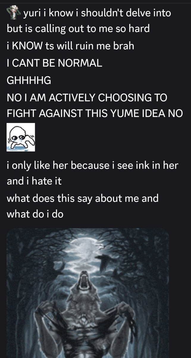 Grafite_x's tweet photo. yume oomfies i need your help what do i DO 💔💔
im stopping myself because i know im an unhealthy yumeshipper and if i start indulging too much AT THE HEIGHT OF HER POPULARITY i will kill meself. https://t.co/CvYcXaU5Hb