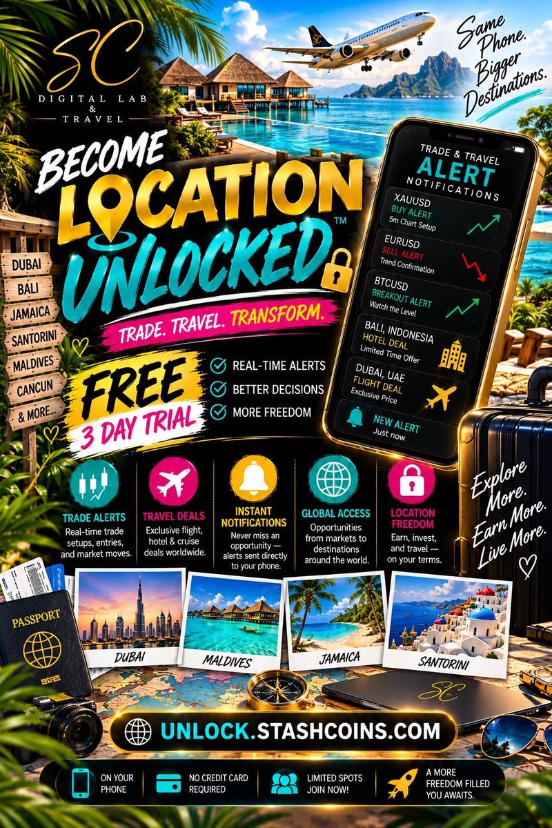 StashCoins's tweet photo. YOUR PHONE HAS BEEN WORKING OVERTIME FOR FREE. ๐๐ฒ
Time to explore what else it can do! Trade & Travel Drops, exclusive resources, and global opportunities are waiting.
โ๏ธ Start your FREE 3-Day Trial
๐ https://t.co/Miguq3zZQq
#LocationUnlocked #SmartMoneyMoves #DigitalLifestyle https://t.co/TpSwoffyhk