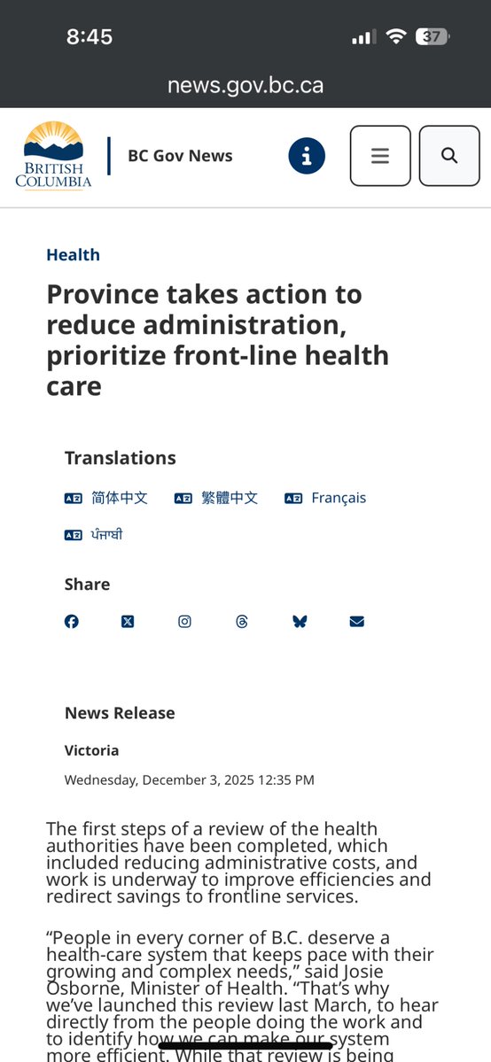 HealthWorksBC's tweet photo. Dear @Josie_Osborne & @Dave_Eby kindly share the “publicly released” health review findings that you/your government promised 18 months ago. We should have seen them in “early 2026.” 
#bcpoli #BCelxn2026 #britishcolumbia #bchealth #cdnhealth @bcndp @BCNursesUnion @DoctorsOfBC 

Still waiting to see the findings of the extensive & expensive health authority review. “The Province anticipates that the health authority review for @PHSAofBC & the regional health authorities, will be complete in early 2026. Its findings and recommended changes will be released publicly.” https://t.co/Igjla5Xnz5