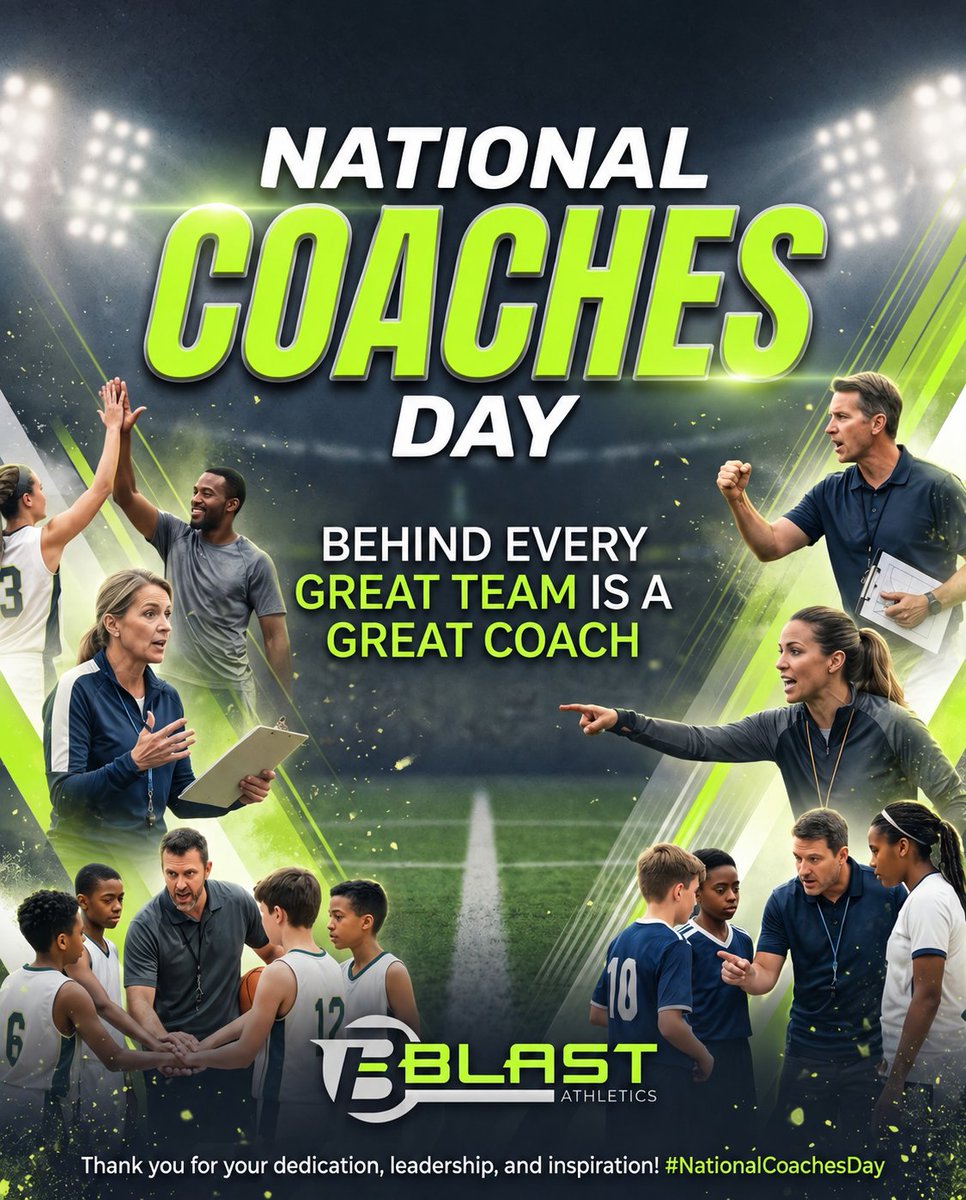 blastmidwest's tweet photo. HAPPY NATIONAL COACHES DAY!
#NationalCoachesDay #Coach #Sports https://t.co/b8CwHgCXtr