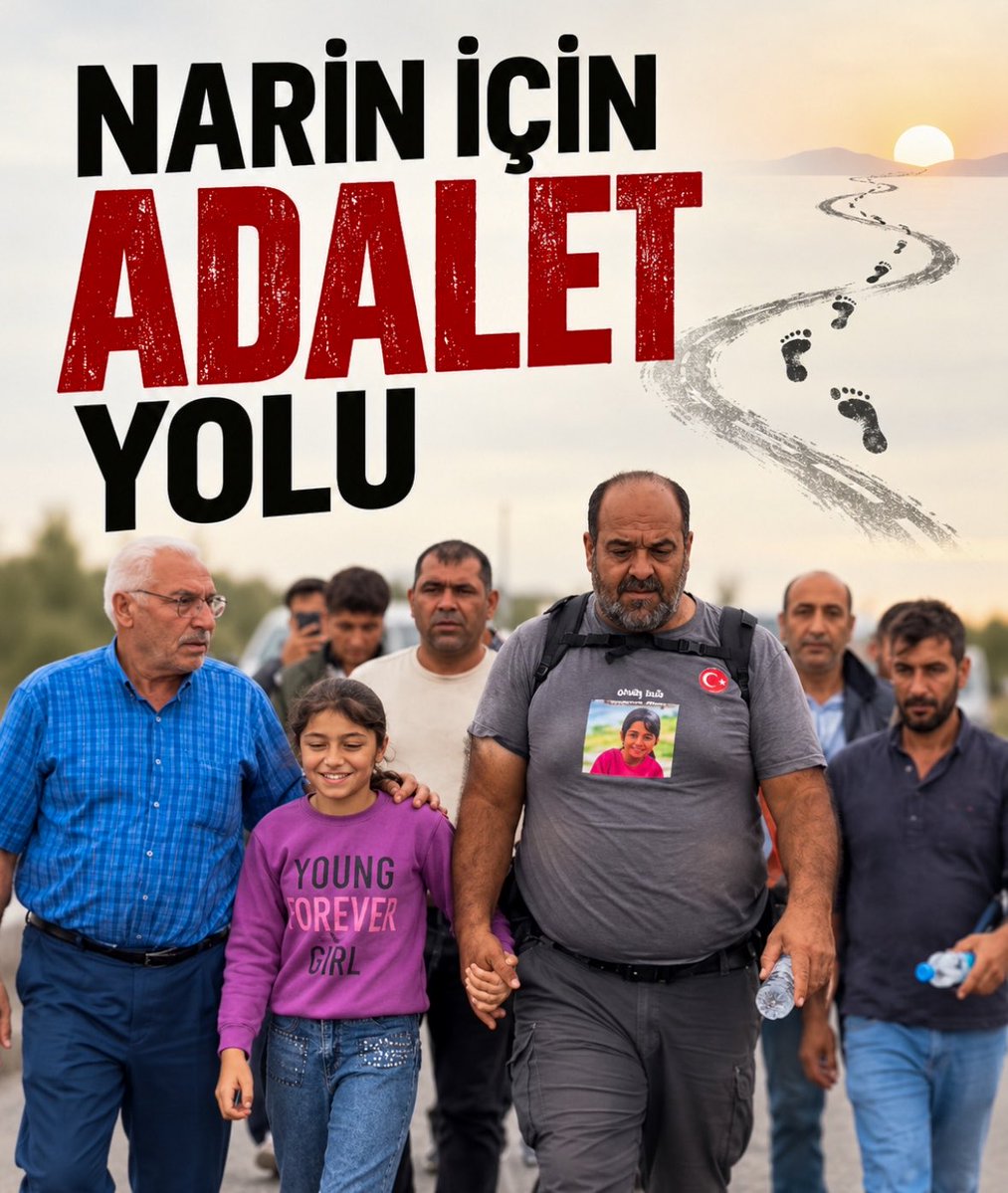 SaysWhoTh0's tweet photo. 18. Gün
Arif Güran Narin için ADALET yolunda ...
🤍
Bütün Narin'ler için https://t.co/7dnhhzn4Pt