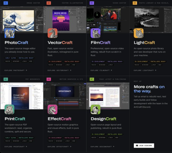 SyedArafat_0's tweet photo. open source alternative for adobe products 

https://t.co/J9CxPLQCpX https://t.co/yLufkxBopz