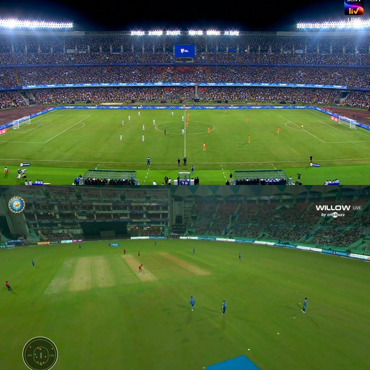 AwaaraHoon's tweet photo. India vs Uruguay football attendance at Salt Lake Stadium Kolkata - 37,307 (rainy weather with thunder)

India vs West Indies cricket attendance at Ekana Lucknow - 10000

Indian Football generated much better attendance than an international T20 cricket match tonight 🫡 https://t.co/NdehYNYjtm
