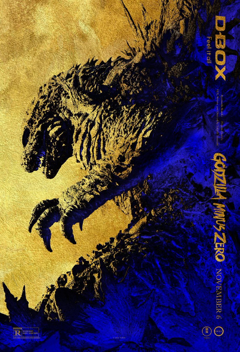 Godzilla_Toho's tweet photo. Experience every rumble and roar. Get tickets to GODZILLA MINUS ZERO now and feel it in D-BOX. #GodzillaMinusZero

Tickets on sale now.
https://t.co/2Ktmma6fOa https://t.co/a3YJXdExjq