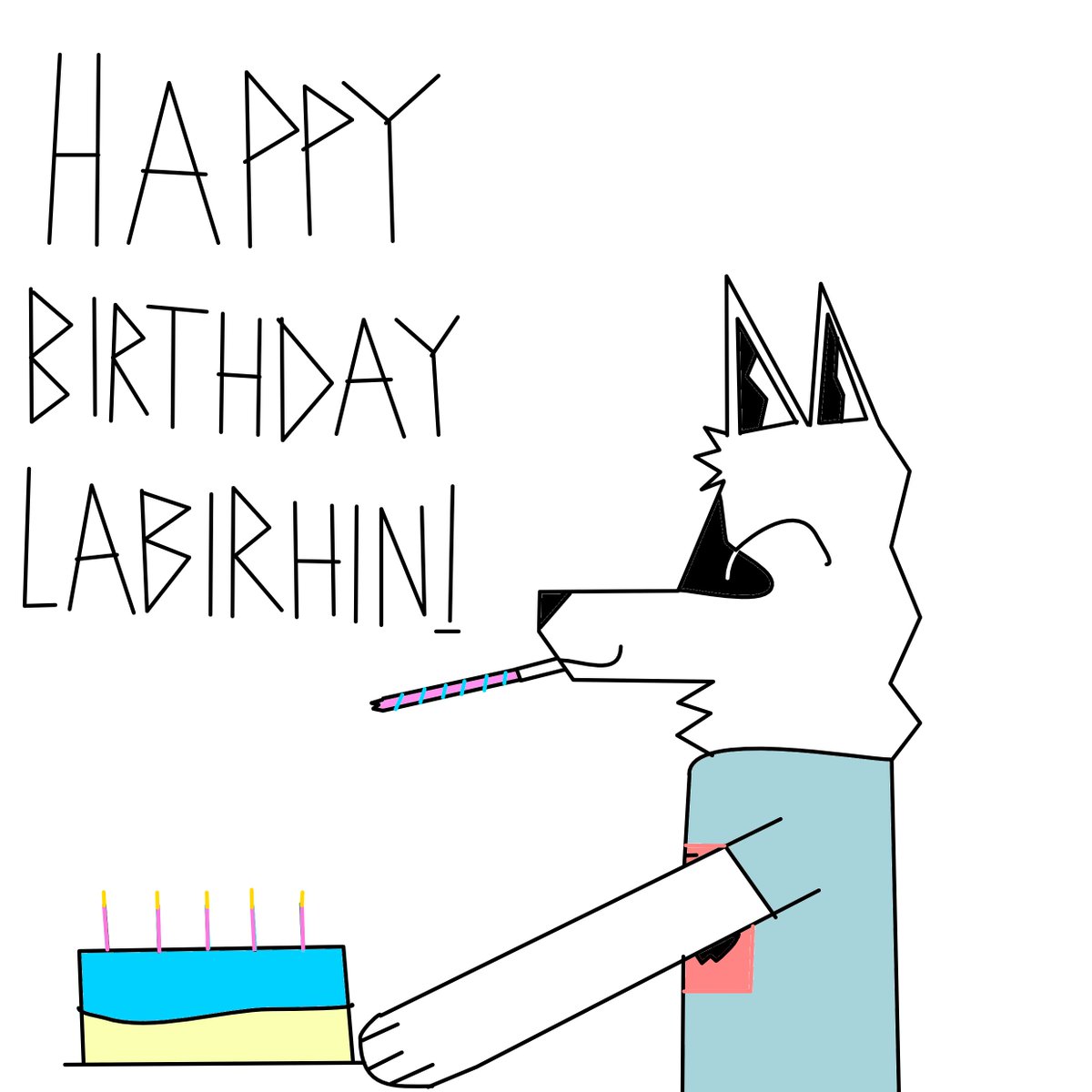 DoseiSpaceFox's tweet photo. Happy Birthday to @Labirhin !!! I wish everything nice to you and I hope that your special day will be great!!! https://t.co/d9dKXGO81z