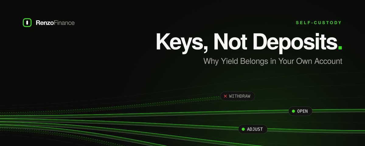 Keys, Not Deposits: Why Yield Belongs in Your Own Account