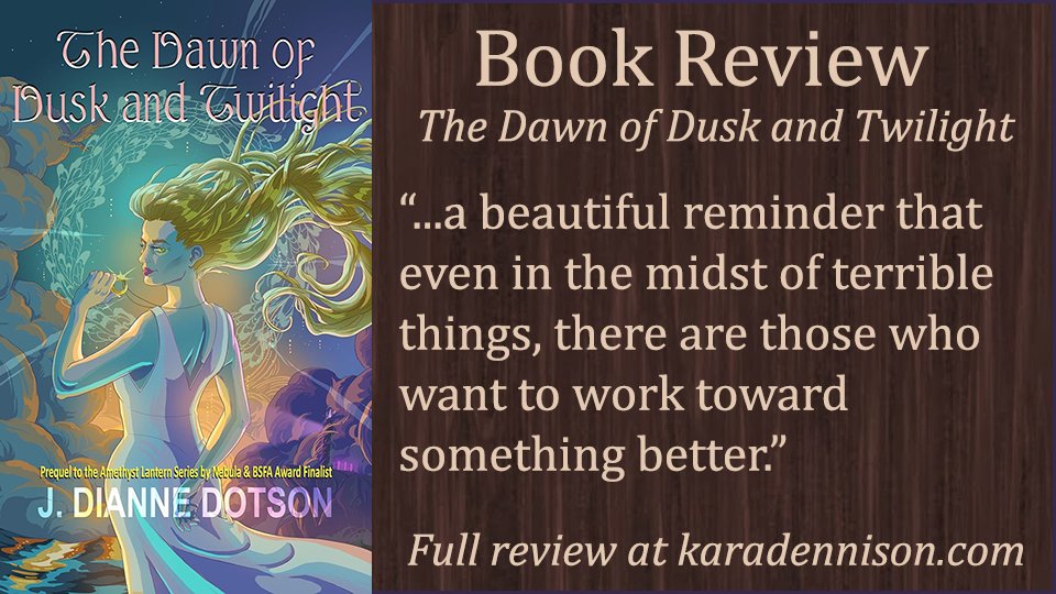 RubyCosmos's tweet photo. Today on the blog, I share my thoughts on THE DAWN OF DUSK AND TWILIGHT - the prequel to J. Dianne Dotson's lunarpunk series:

https://t.co/M7VtC2Bbwj

@jendiagammon #bookreview #lunarpunk https://t.co/jhzYv3JtJj