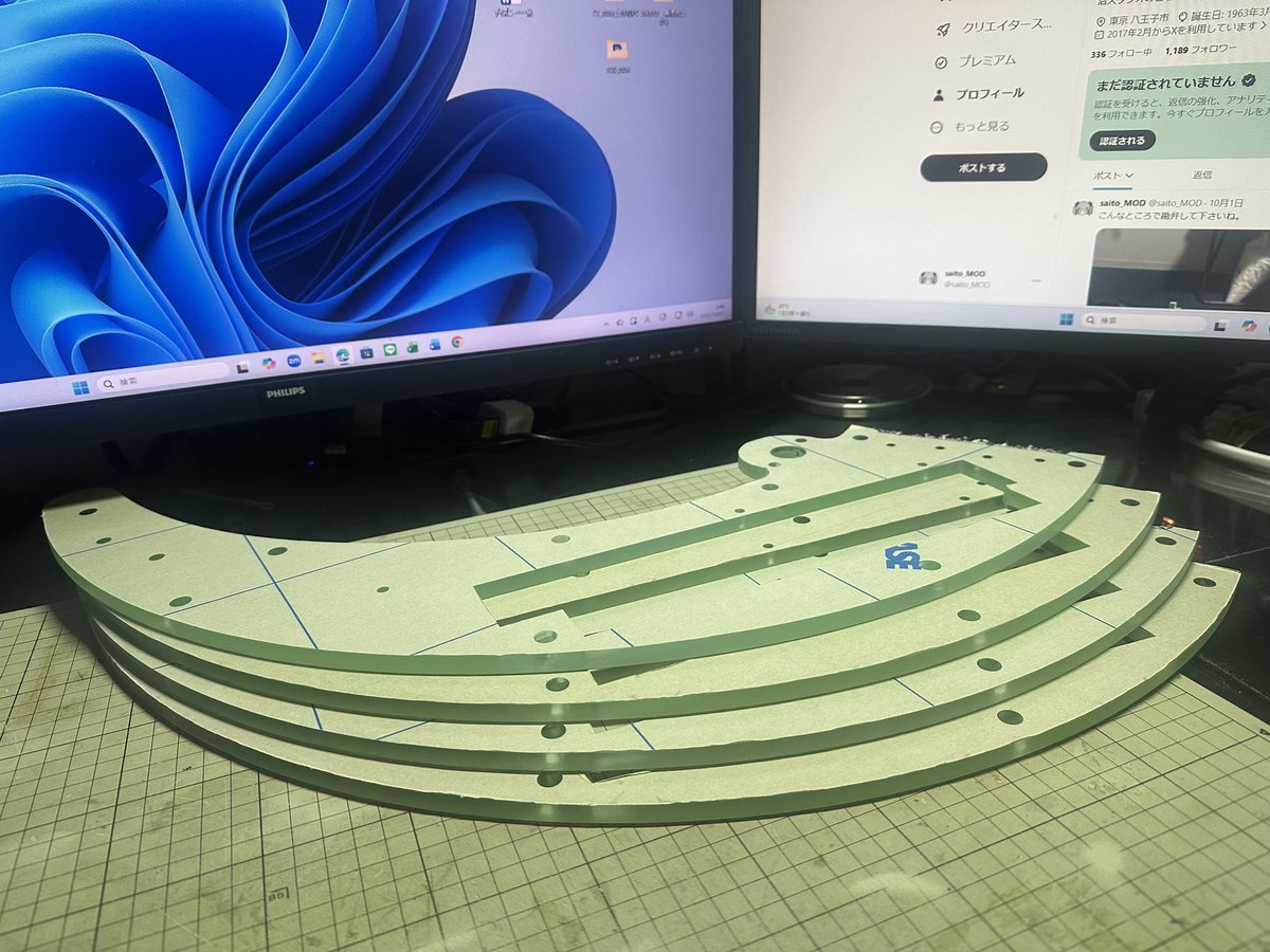 saito_MOD's tweet photo. 残り4枚、粗磨きが終わりました。耐水ペーパーの磨き工程に移ります。 https://t.co/c55PwVFo1Q